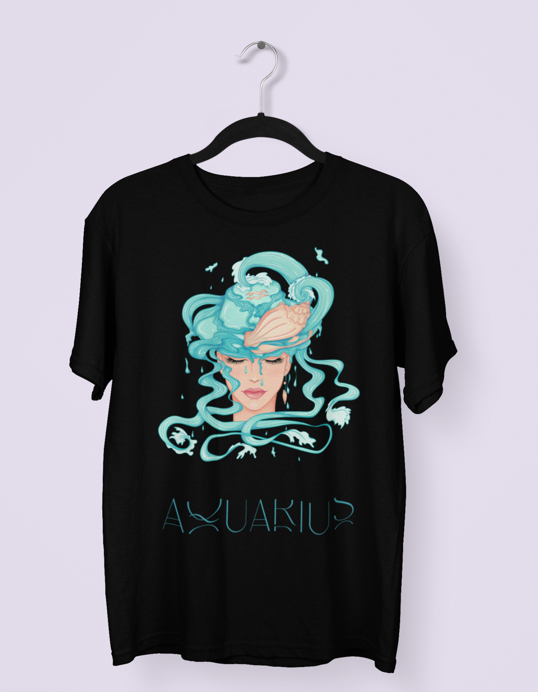 Aquarius Womens Elegant Oversized TShirt#color_black