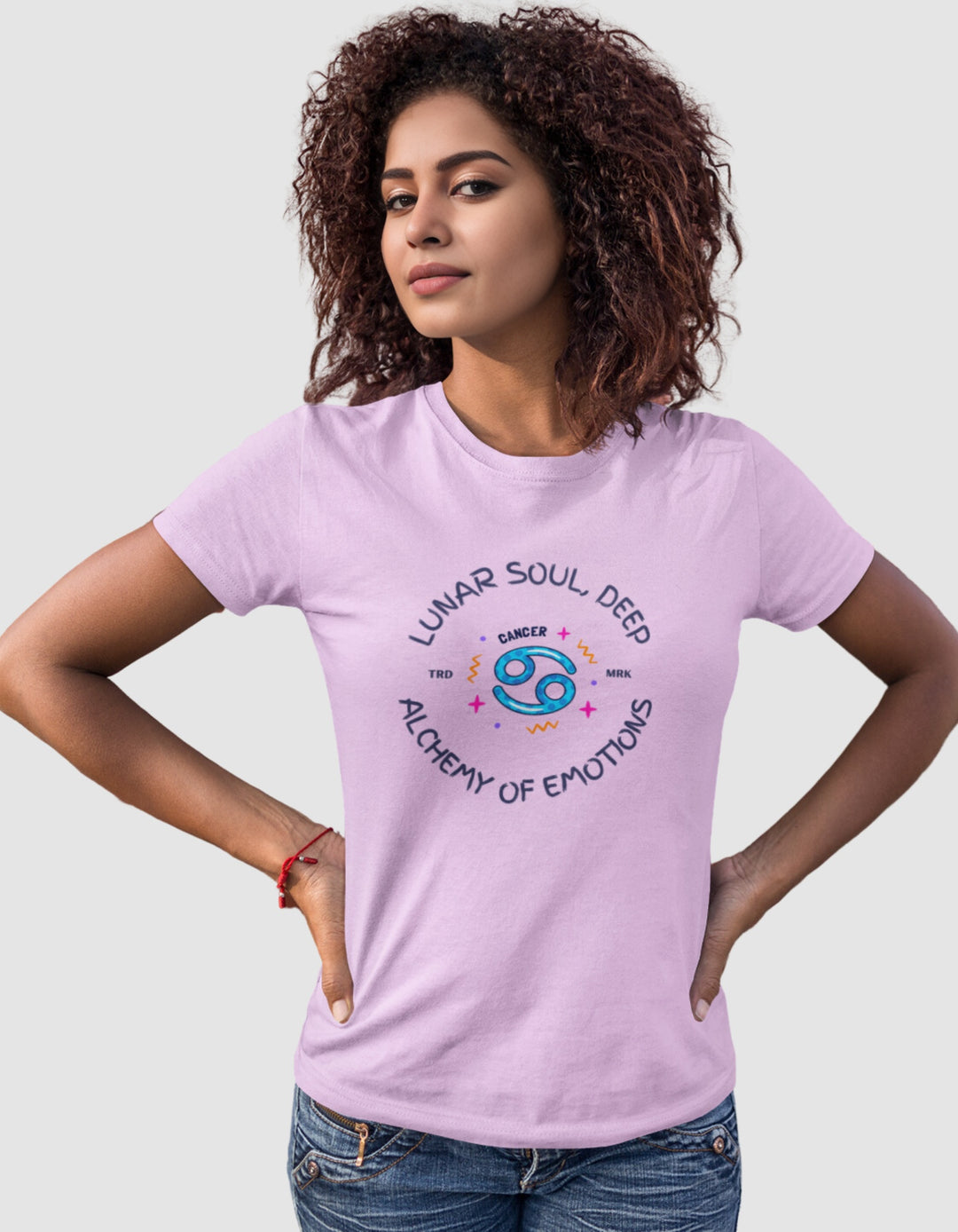 Cancer Womens Funky T-Shirt#color_lavender