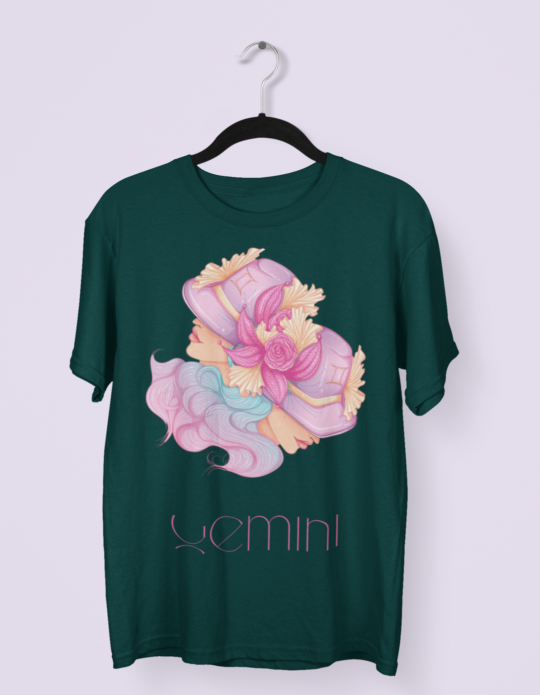 Gemini Womens Elegant Oversized TShirt#color_green