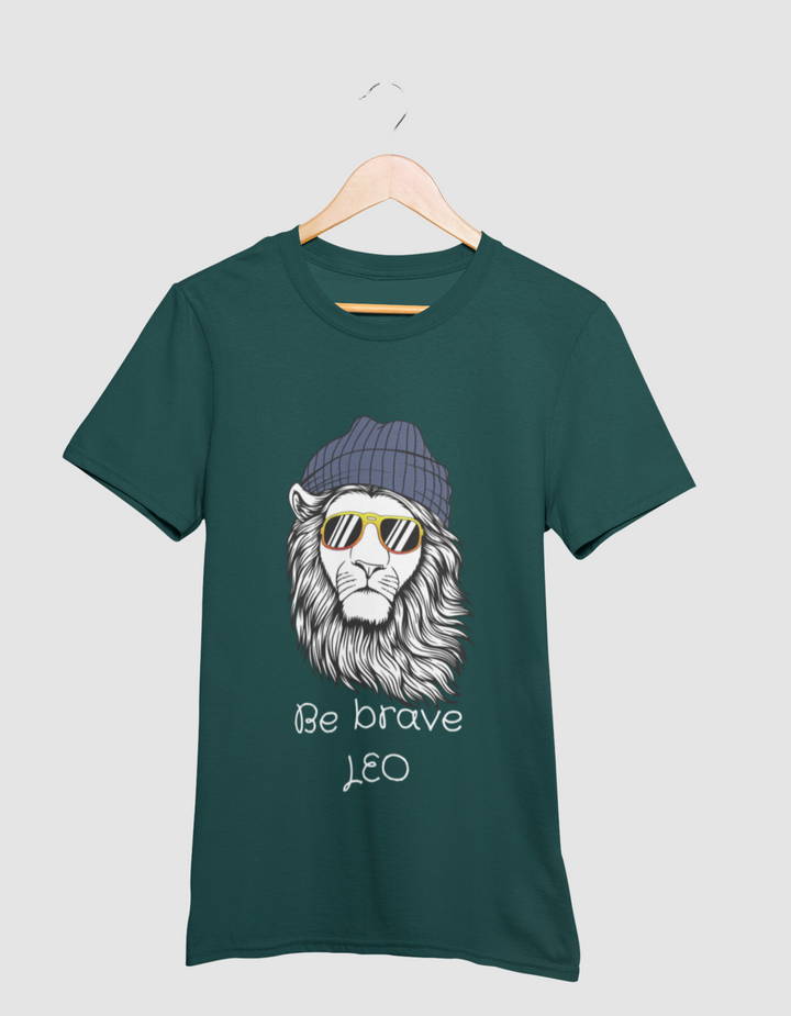 Leo Mens Be Brave T-Shirt#color_green