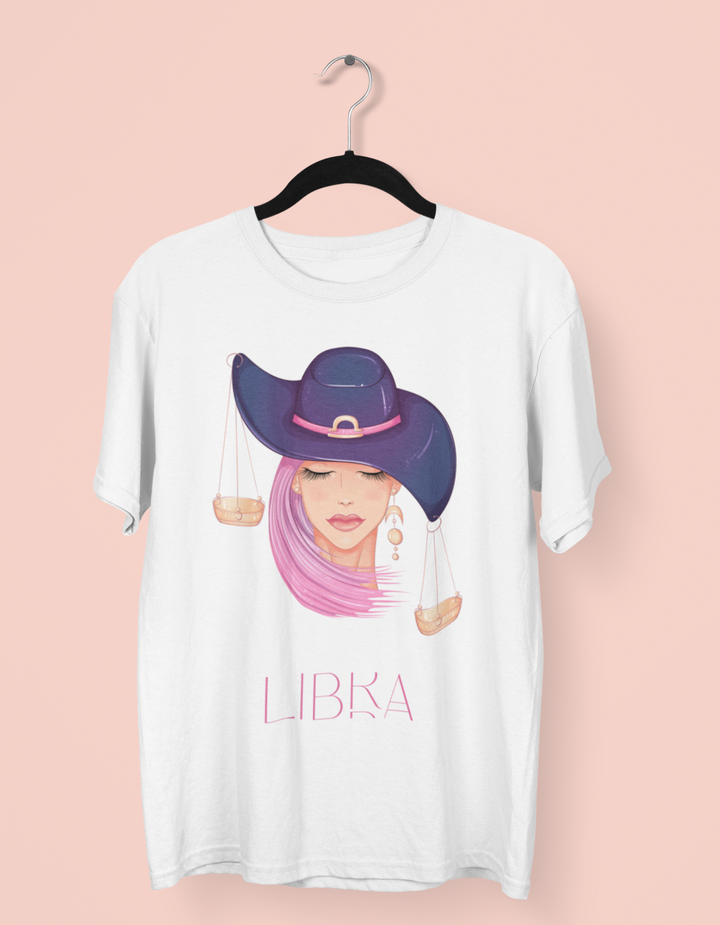 Libra Womens Elegant Oversized TShirt#color_white