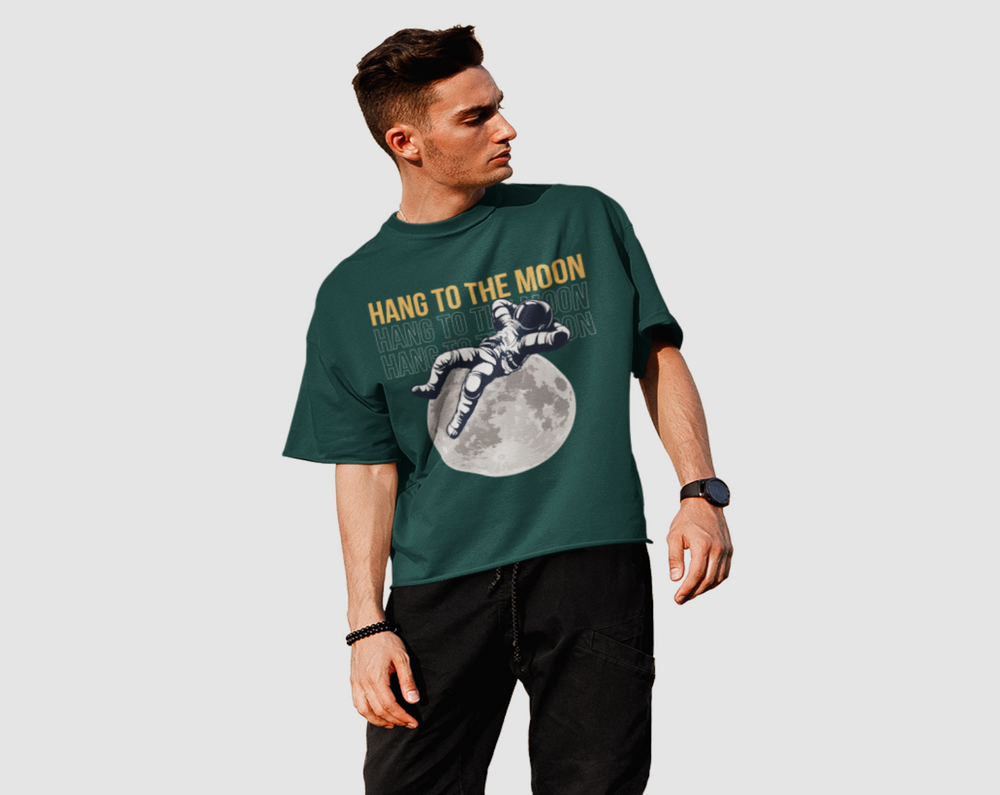Moonbound Mens Oversized Tshirt#color_green