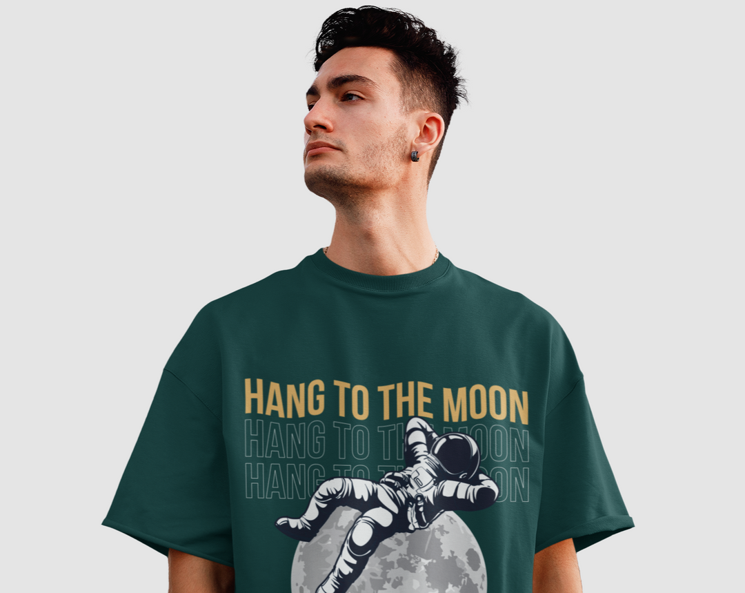 Moonbound Mens Oversized Tshirt#color_green