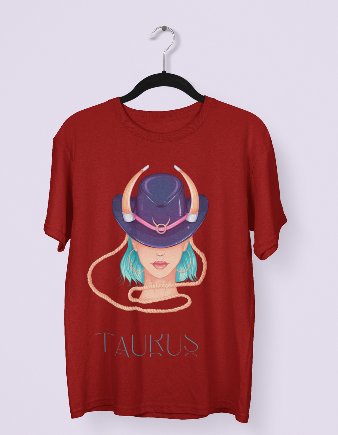 Taurus Womens Elegant Oversized TShirt#color_maroon