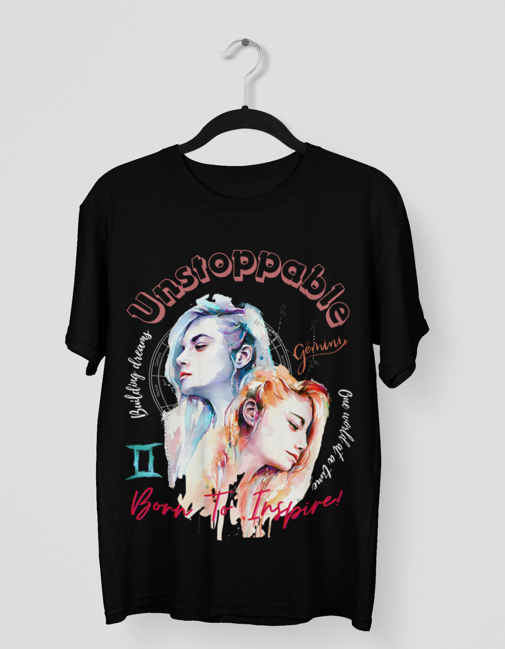 Unstoppable_Gemini_Graphic_Printed_Oversized_T-Shirt#color_black