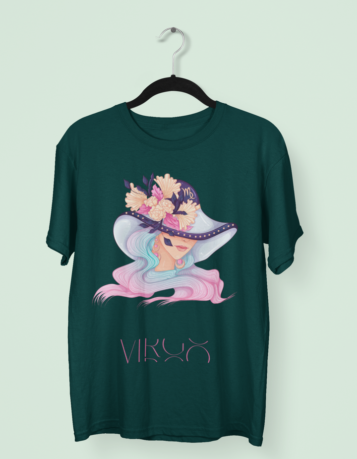 Virgo Womens Elegant Oversized TShirt#color_green