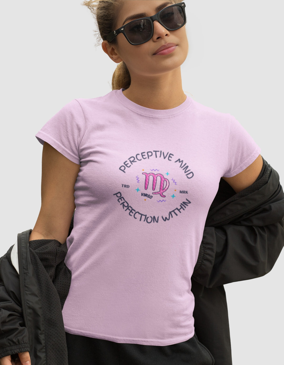 Virgo Womens Funky T-Shirt#color_lavender