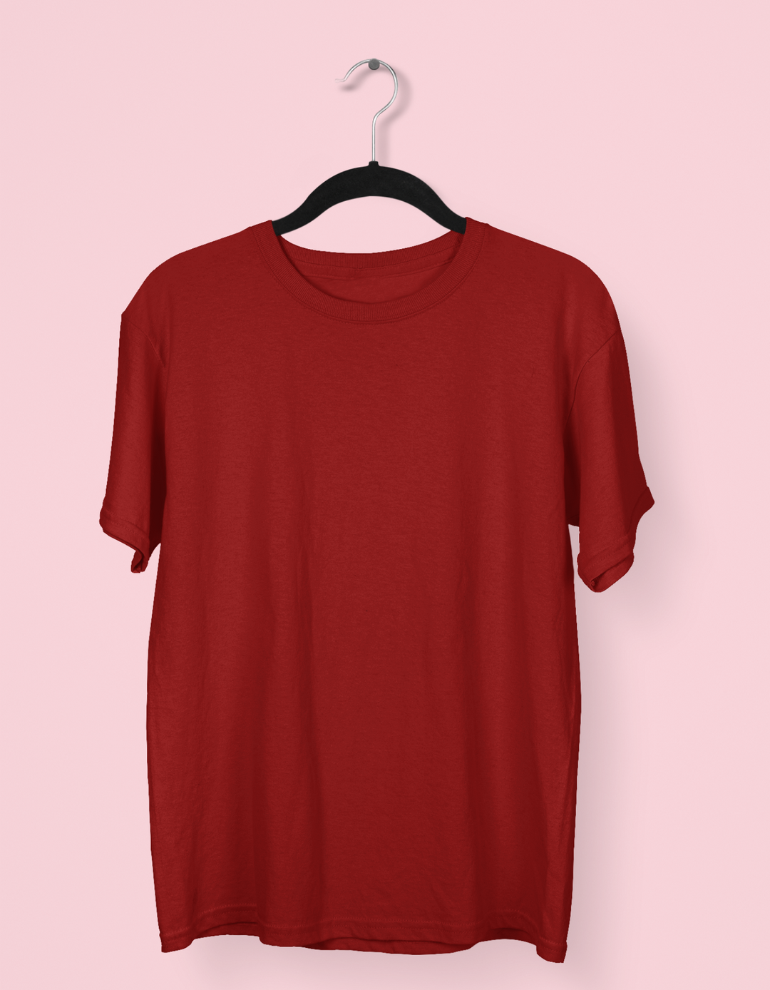 premium_round_neck_half_sleeve_oversized_t_shirt#color_maroon