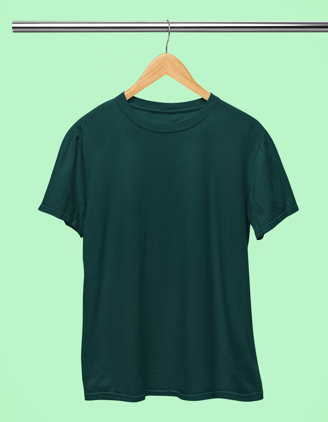 premium_round_neck_half_sleeve_regular_t_shirt#color_green